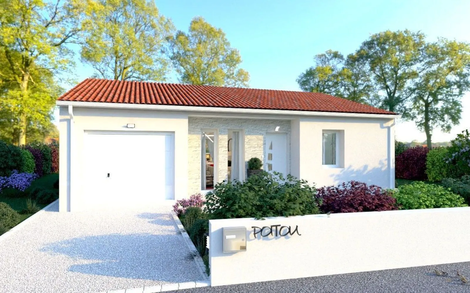 Projet de construction d'une maison 68.53 m² avec terrain à LE BOURDET (79) à Le Bourdet — photo 1