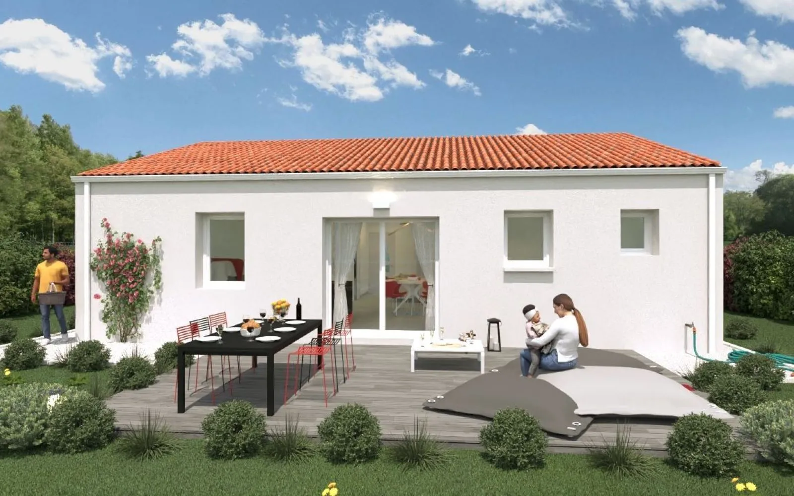 Projet de construction d'une maison 68.53 m² avec terrain à LE BOURDET (79) à Le Bourdet — photo 2