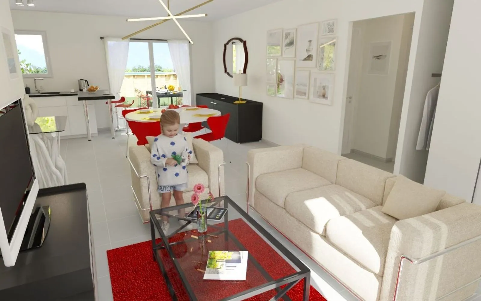 Projet de construction d'une maison 68.53 m² avec terrain à LE BOURDET (79) à Le Bourdet — photo 4