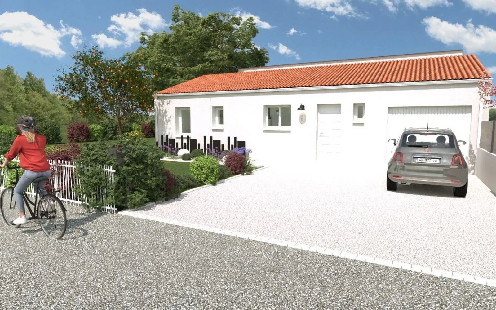 Projet de construction d'une maison 77.63 m² avec terrain à LE BOURDET (79) à Le Bourdet — photo 1