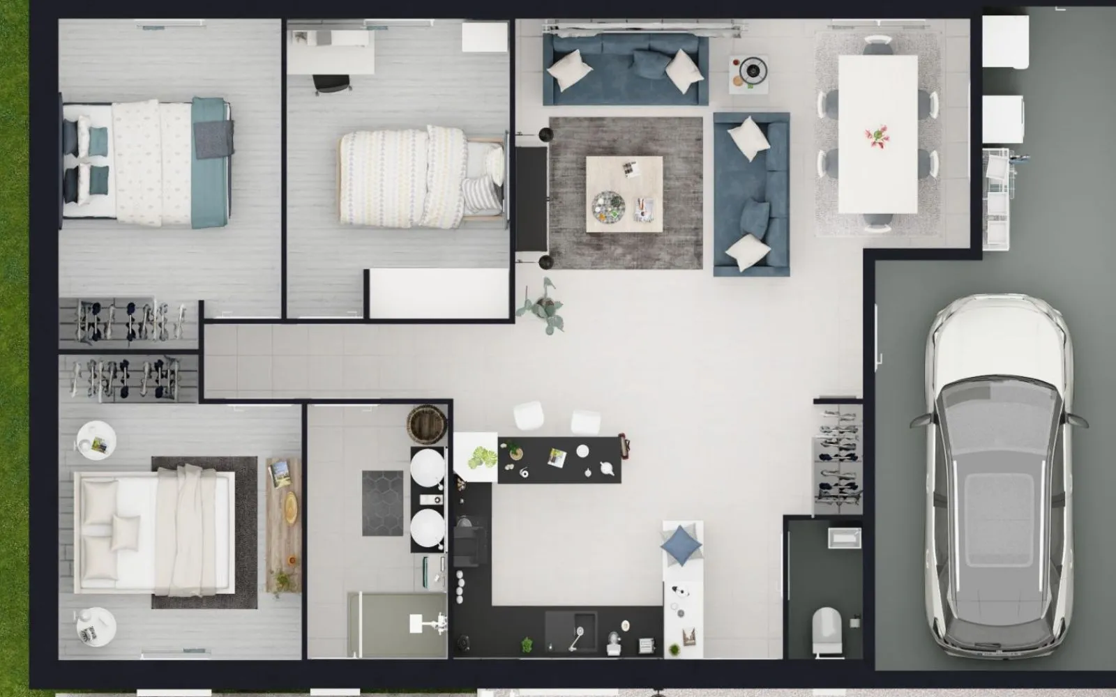Projet de construction d'une maison 77.63 m² avec terrain à LE BOURDET (79) à Le Bourdet — photo 7