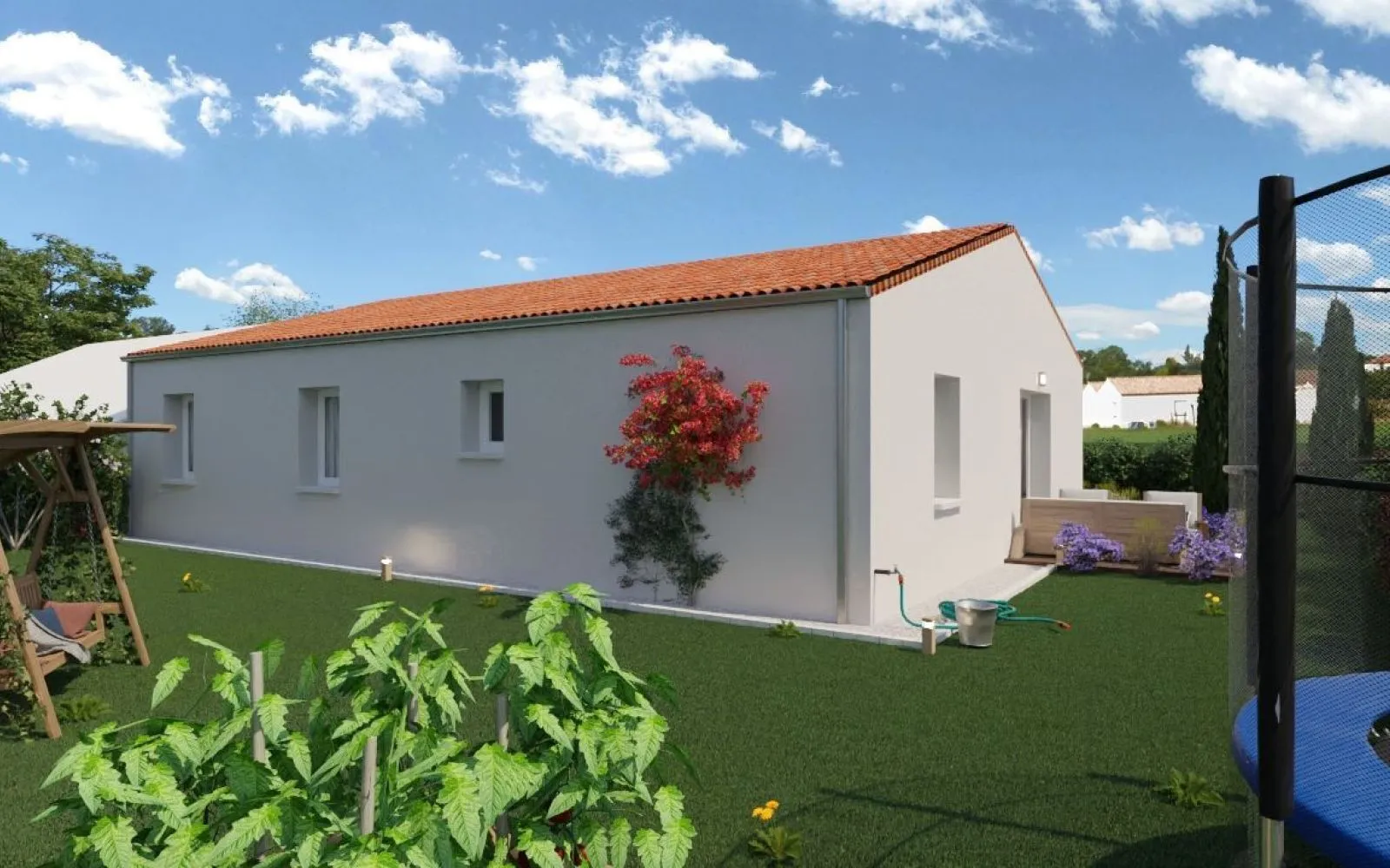 Projet de construction d'une maison 94.73 m² avec terrain à LE BOURDET (79) à Le Bourdet — photo 2