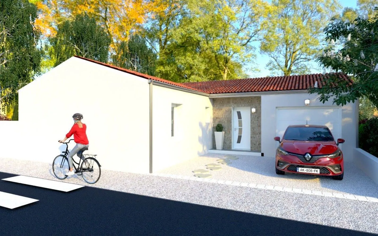 Projet de construction d'une maison 78.42 m² avec terrain à LE BOURDET (79) à Le Bourdet — photo 1