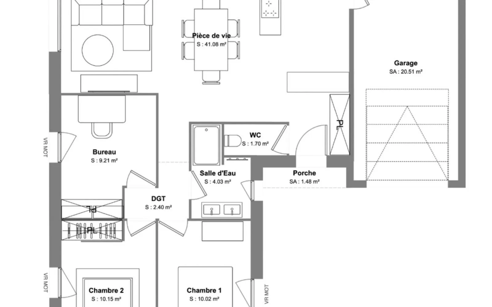 Projet de construction d'une maison 78.42 m² avec terrain à LE BOURDET (79) à Le Bourdet — photo 7