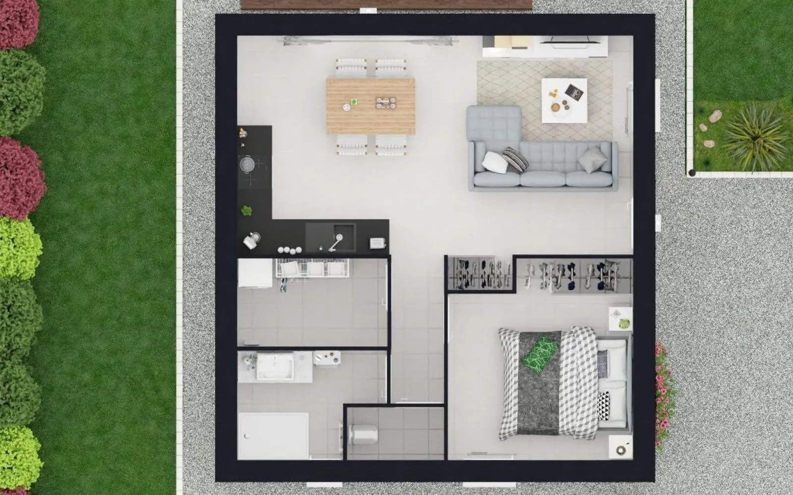 Projet de construction d'une maison 51.74 m² avec terrain à COULON (79) à Coulon — photo 6