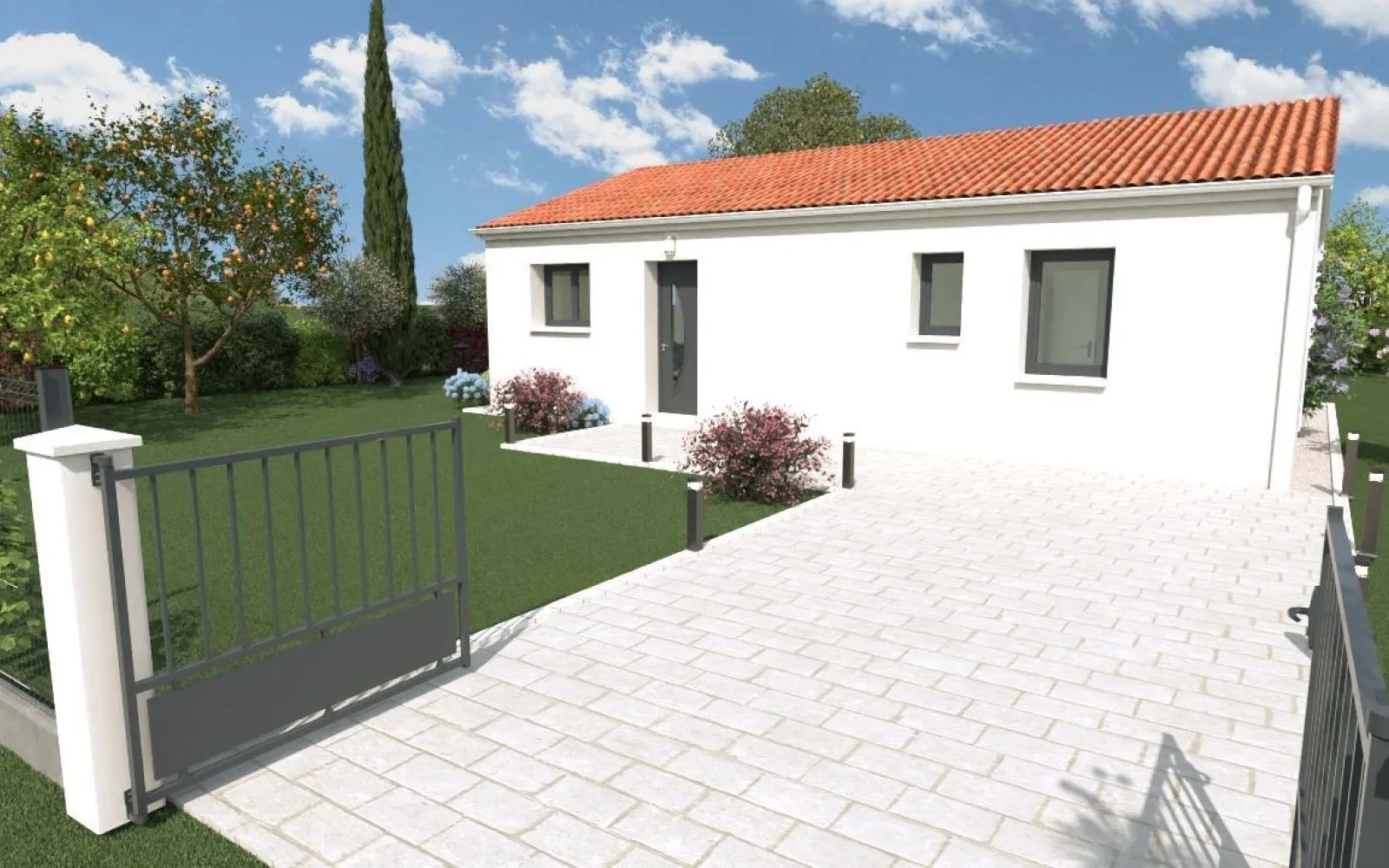 Projet de construction d'une maison 73.39 m² avec terrain à FRANCOIS (79) à François — photo 2
