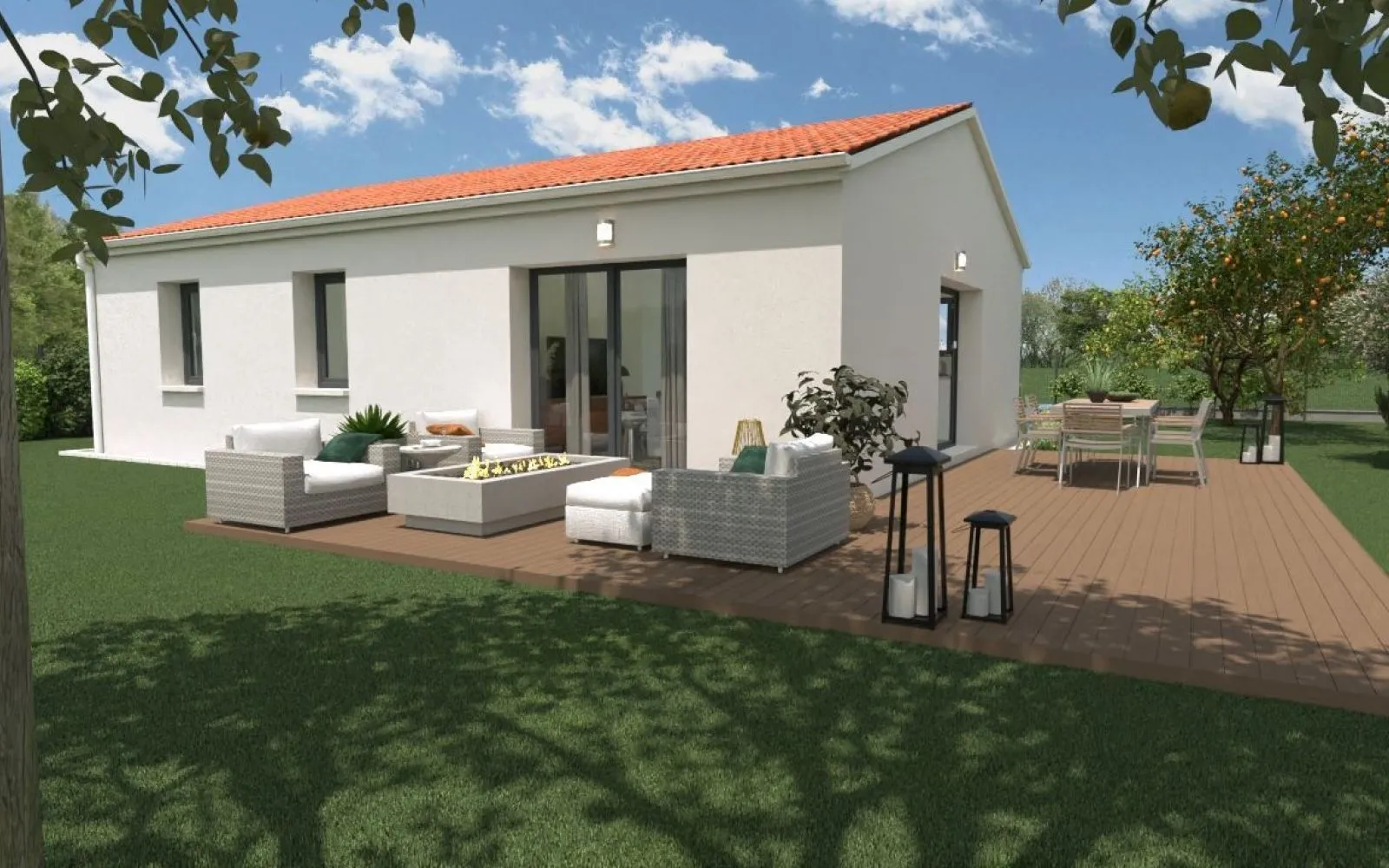 Projet de construction d'une maison 73.39 m² avec terrain à FRANCOIS (79) à François — photo 3