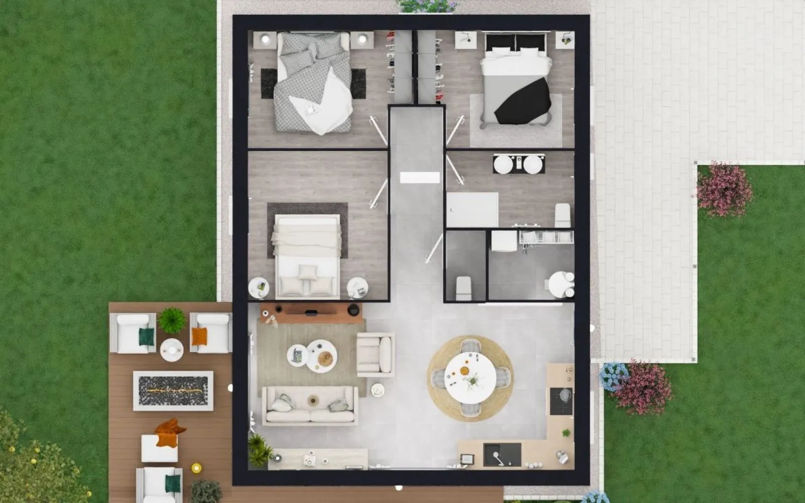 Projet de construction d'une maison 73.39 m² avec terrain à FRANCOIS (79) à François — photo 6