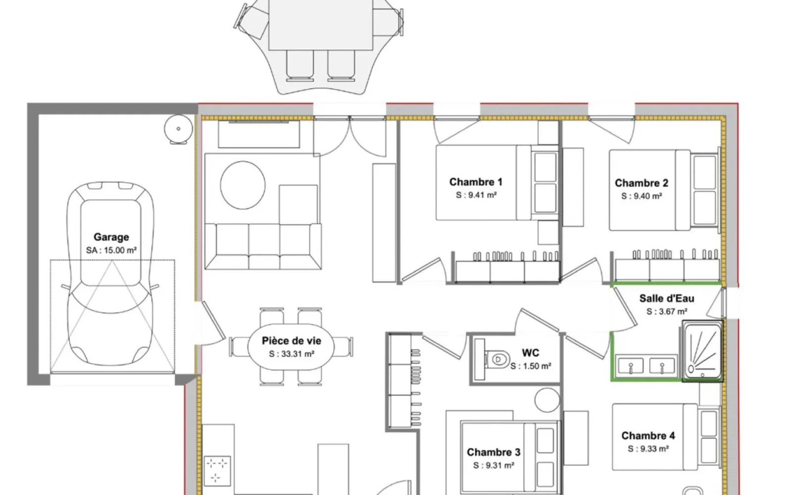 Projet de construction d'une maison 75.93 m² avec terrain à FRANCOIS (79) à François — photo 6