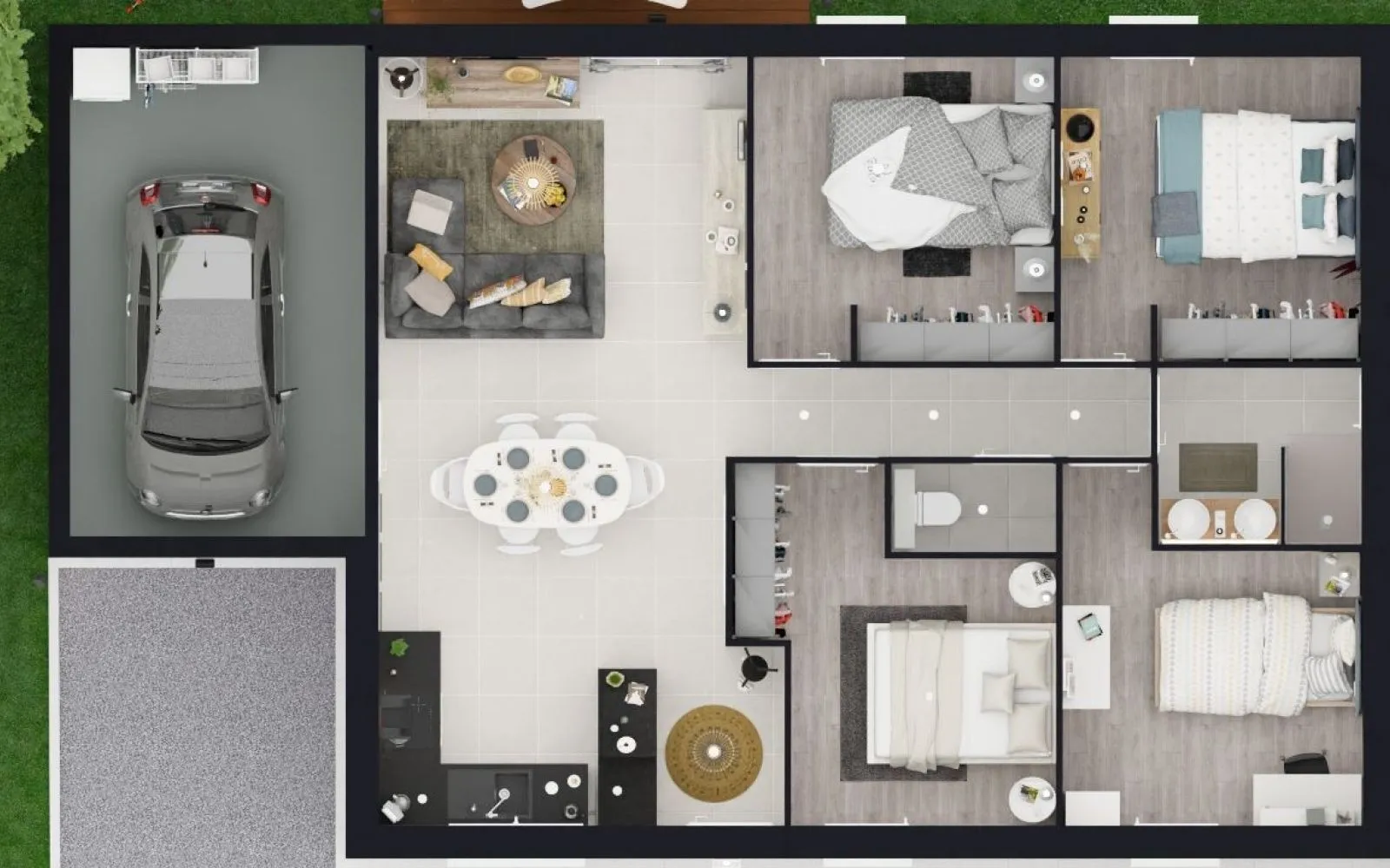 Projet de construction d'une maison 75.93 m² avec terrain à FRANCOIS (79) à François — photo 5