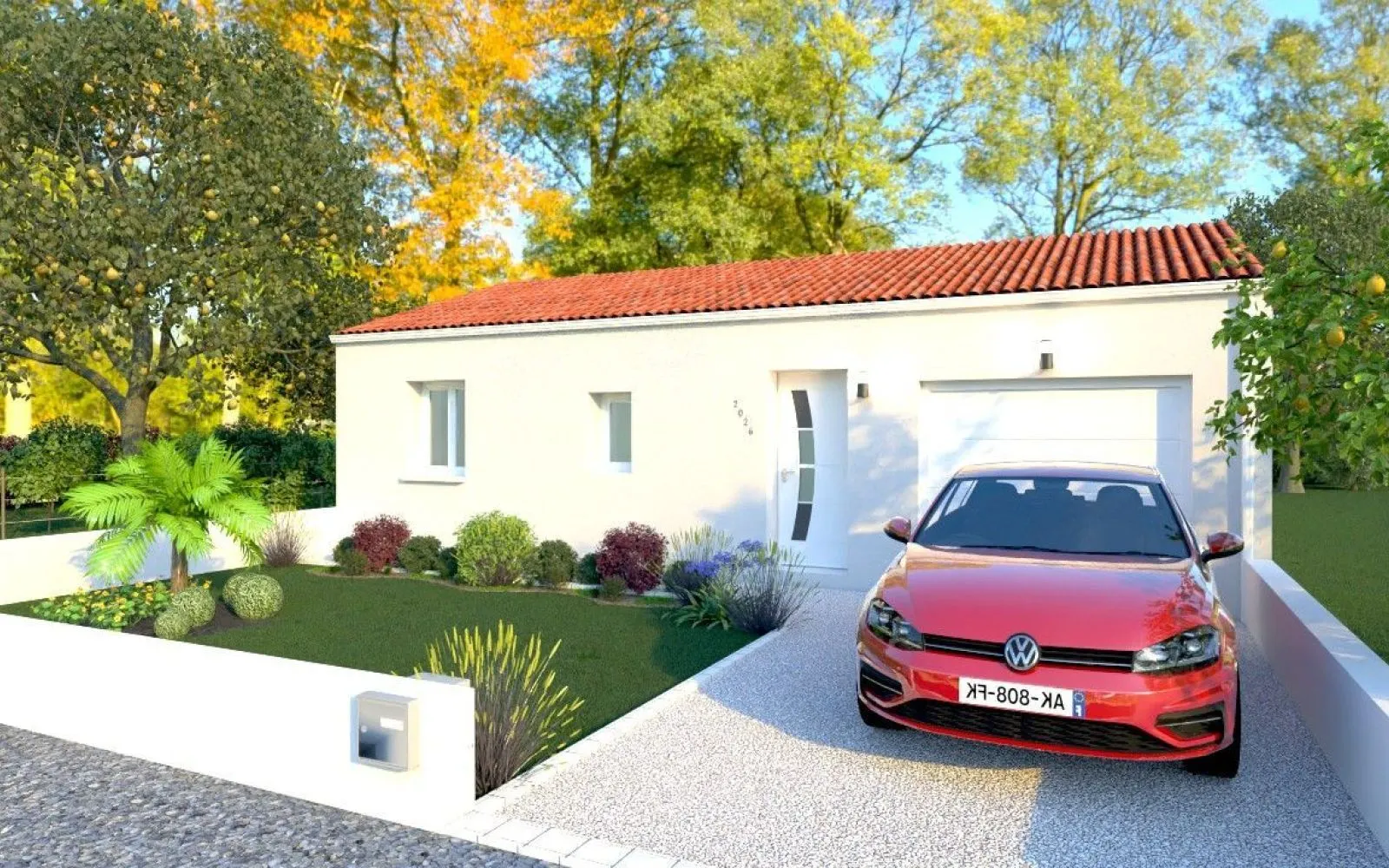 Projet de construction d'une maison 75.93 m² avec terrain à FRANCOIS (79) à François — photo 1