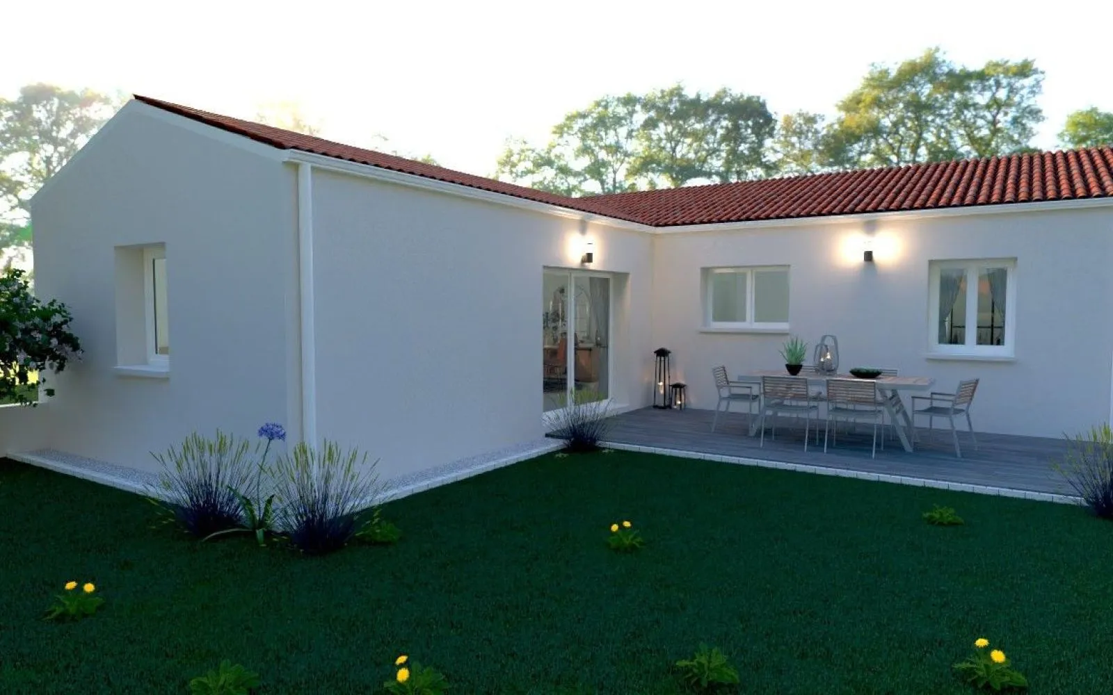 Projet de construction d'une maison 75.93 m² avec terrain à FRANCOIS (79) à François — photo 2