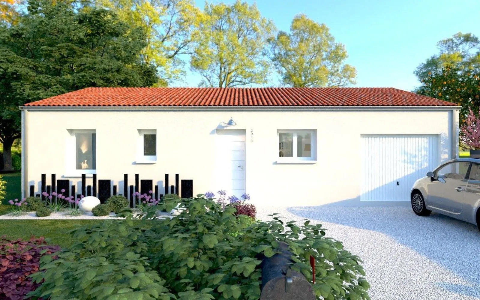 Projet de construction d'une maison 67.32 m² avec terrain à GERMOND-ROUVRE (79) à Germond-Rouvre — photo 1