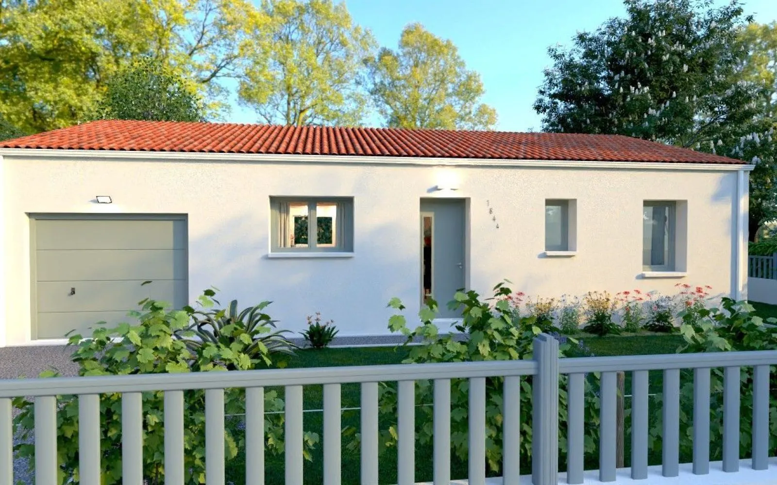 Projet de construction d'une maison 72.68 m² avec terrain à LE BOURDET (79) à Le Bourdet — photo 1