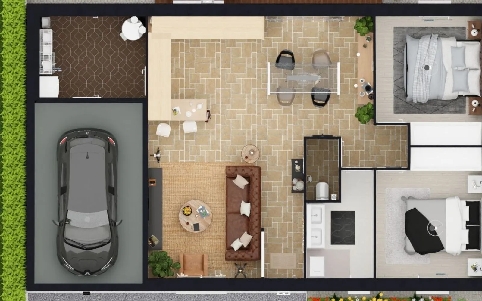 Projet de construction d'une maison 72.68 m² avec terrain à LE BOURDET (79) à Le Bourdet — photo 5