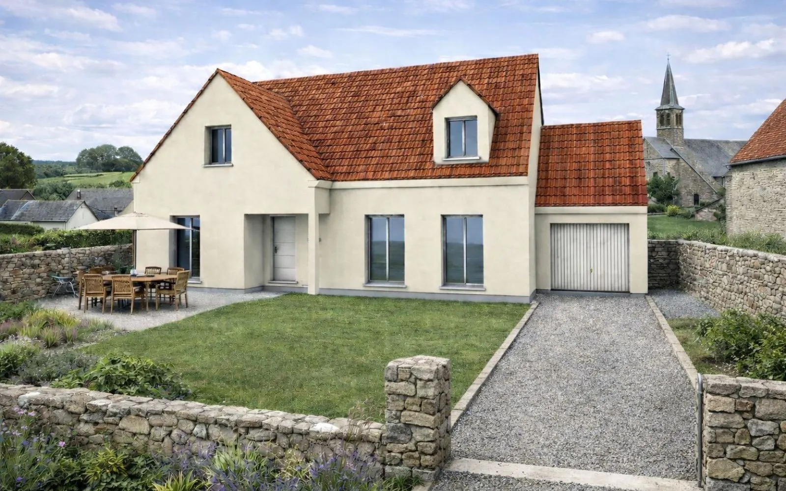 Projet de construction d'une maison 120.92 m² avec terrain à MAULETTE (78) à Maulette — photo 1