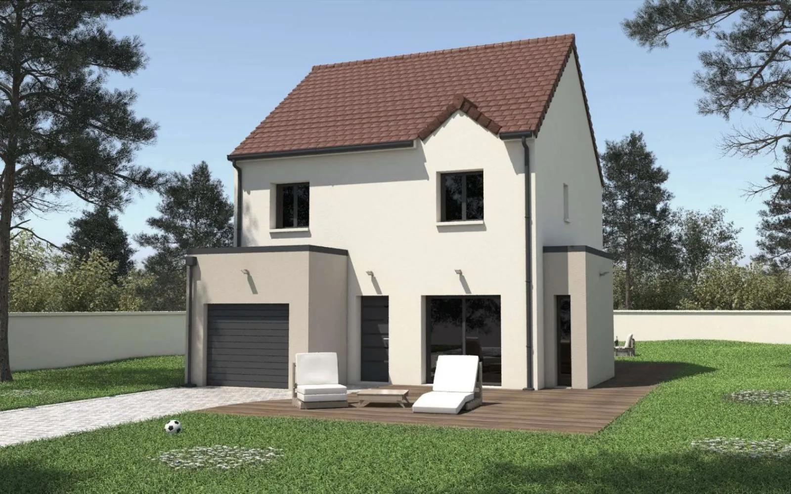 Projet de construction d'une maison 116.34 m² avec terrain à SOISY-SOUS-MONTMORENCY (95) à Soisy-sous-Montmorency — photo 1
