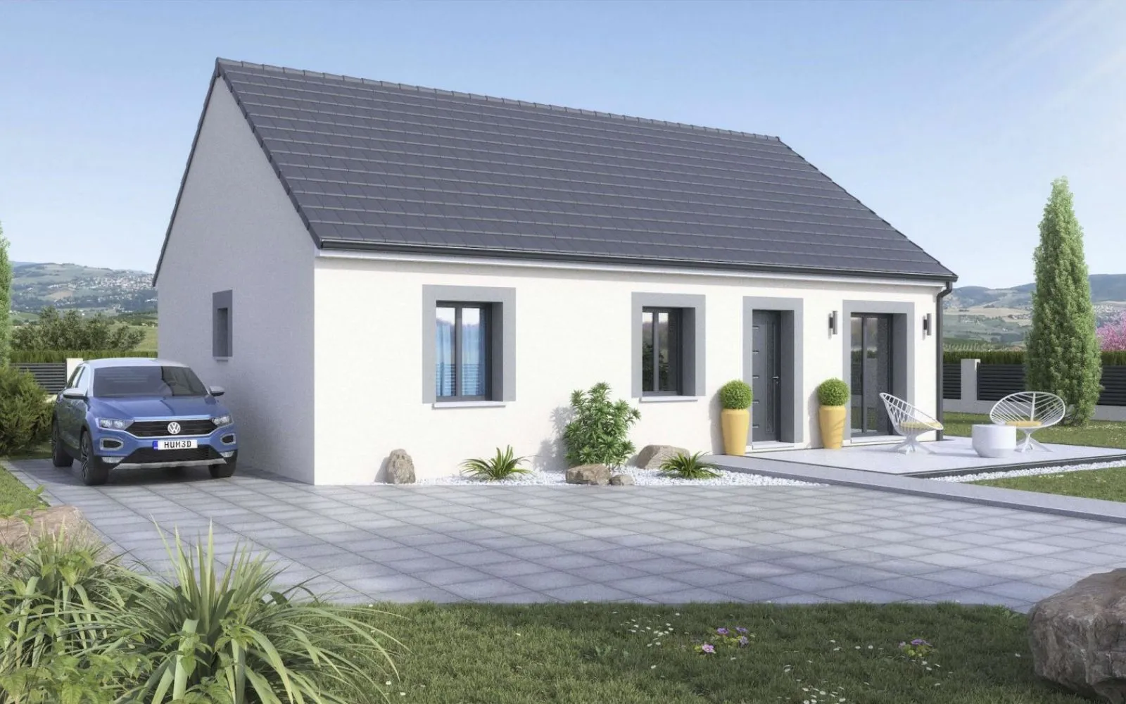 Projet de construction d'une maison 85 m² avec terrain à LONGUESSE (95) à Longuesse — photo 1