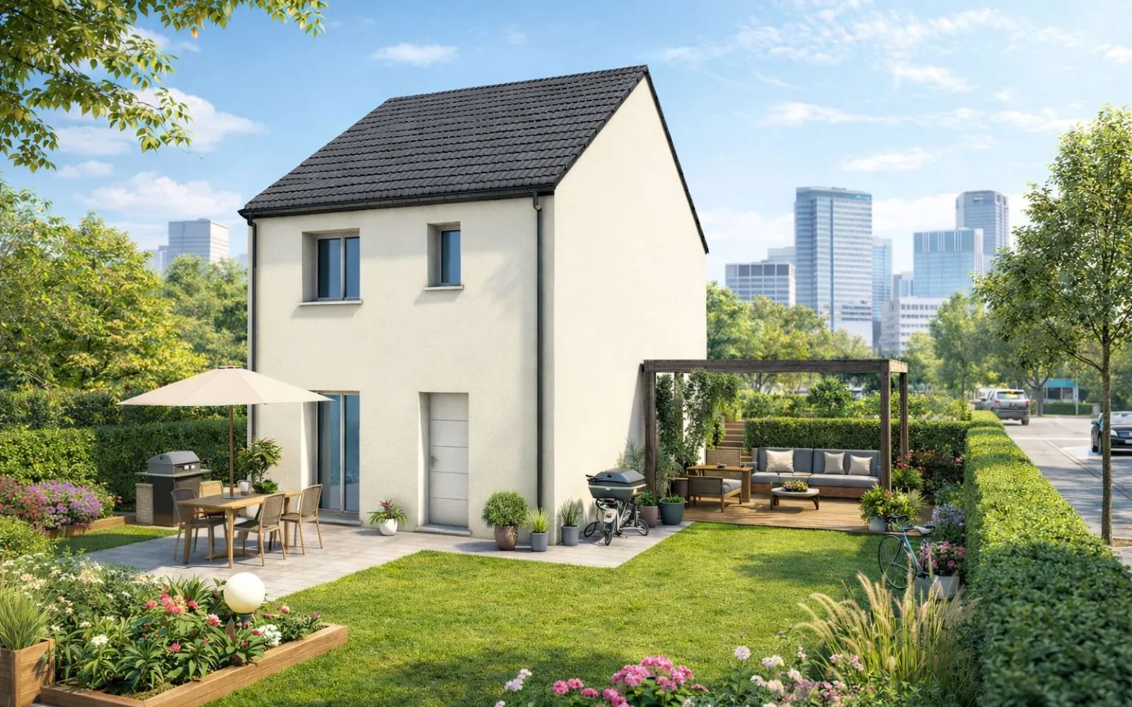 Projet de construction d'une maison 77.25 m² avec terrain à SOISY-SOUS-MONTMORENCY (95) à Soisy-sous-Montmorency — photo 1