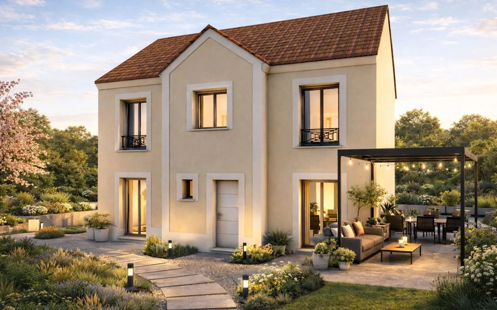 Projet de construction d'une maison 118.88 m² avec terrain à MAULETTE (78) à Maulette — photo 1