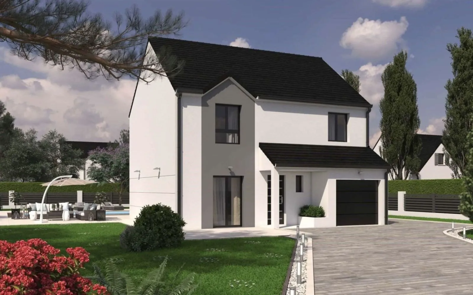 Projet de construction d'une maison 83.16 m² avec terrain à MAULETTE (78) à Maulette — photo 1