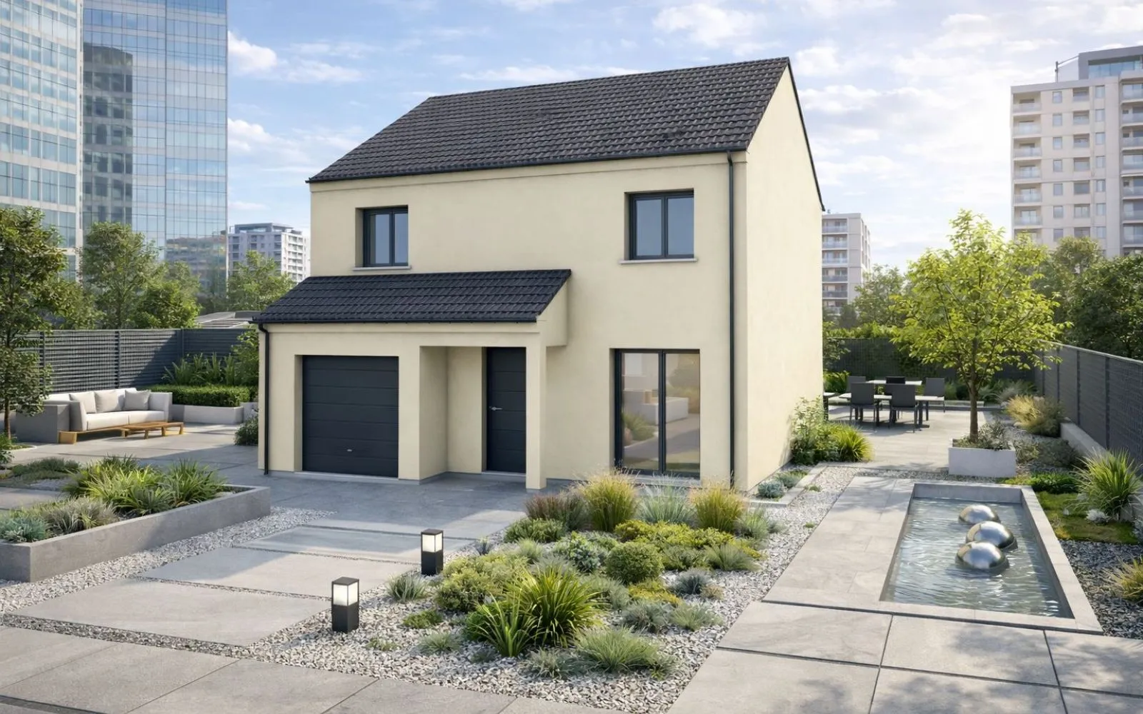 Projet de construction d'une maison 87.14 m² avec terrain à MAULETTE (78) à Maulette — photo 1