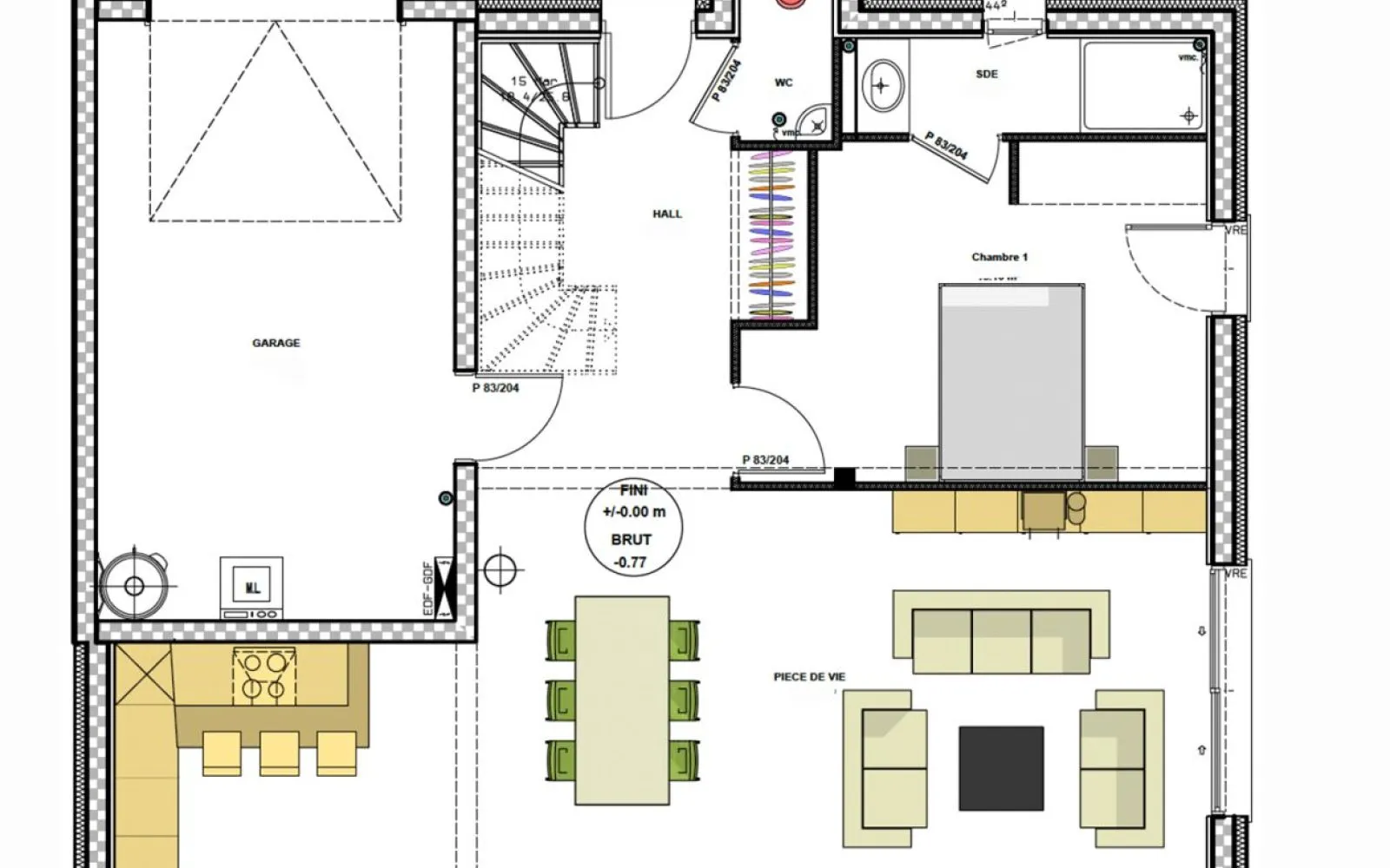 Projet de construction d'une maison 109.47 m² avec terrain à GOSNE (35) à Gosné — photo 3