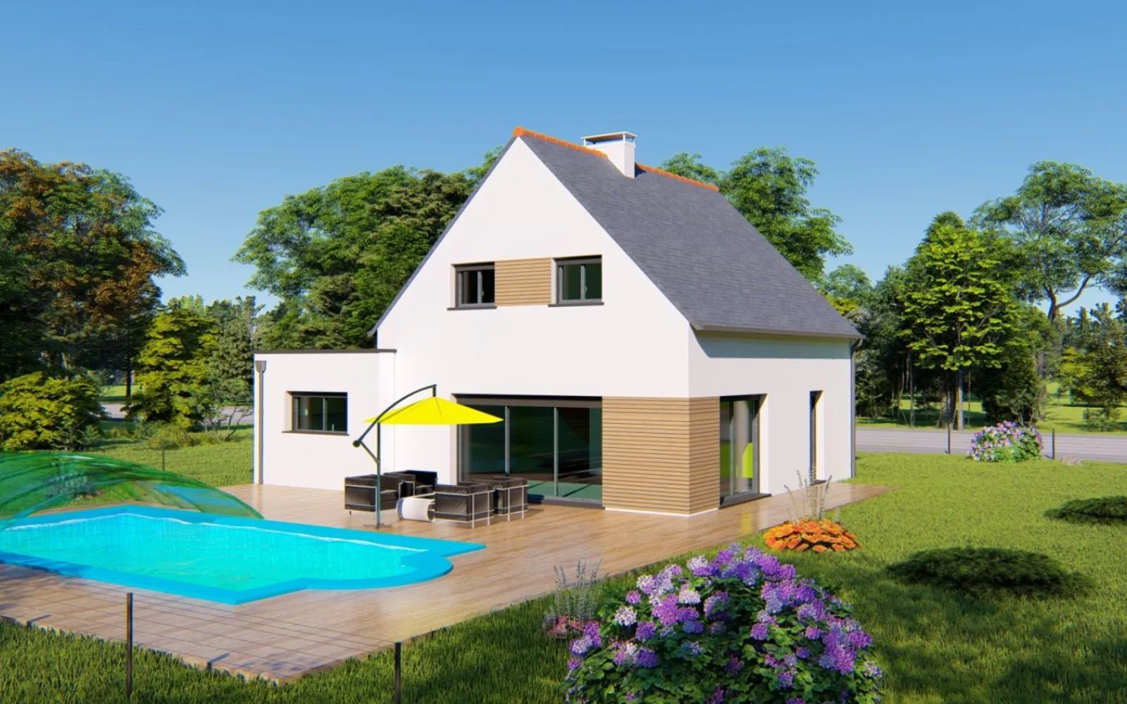 Projet de construction d'une maison 109.47 m² avec terrain à GOSNE (35) à Gosné — photo 2