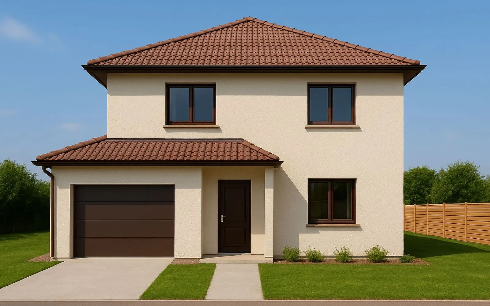 Projet de construction d'une maison 105 m² avec terrain à JOUARS-PONTCHARTRAIN (78) à Jouars-Pontchartrain — photo 1
