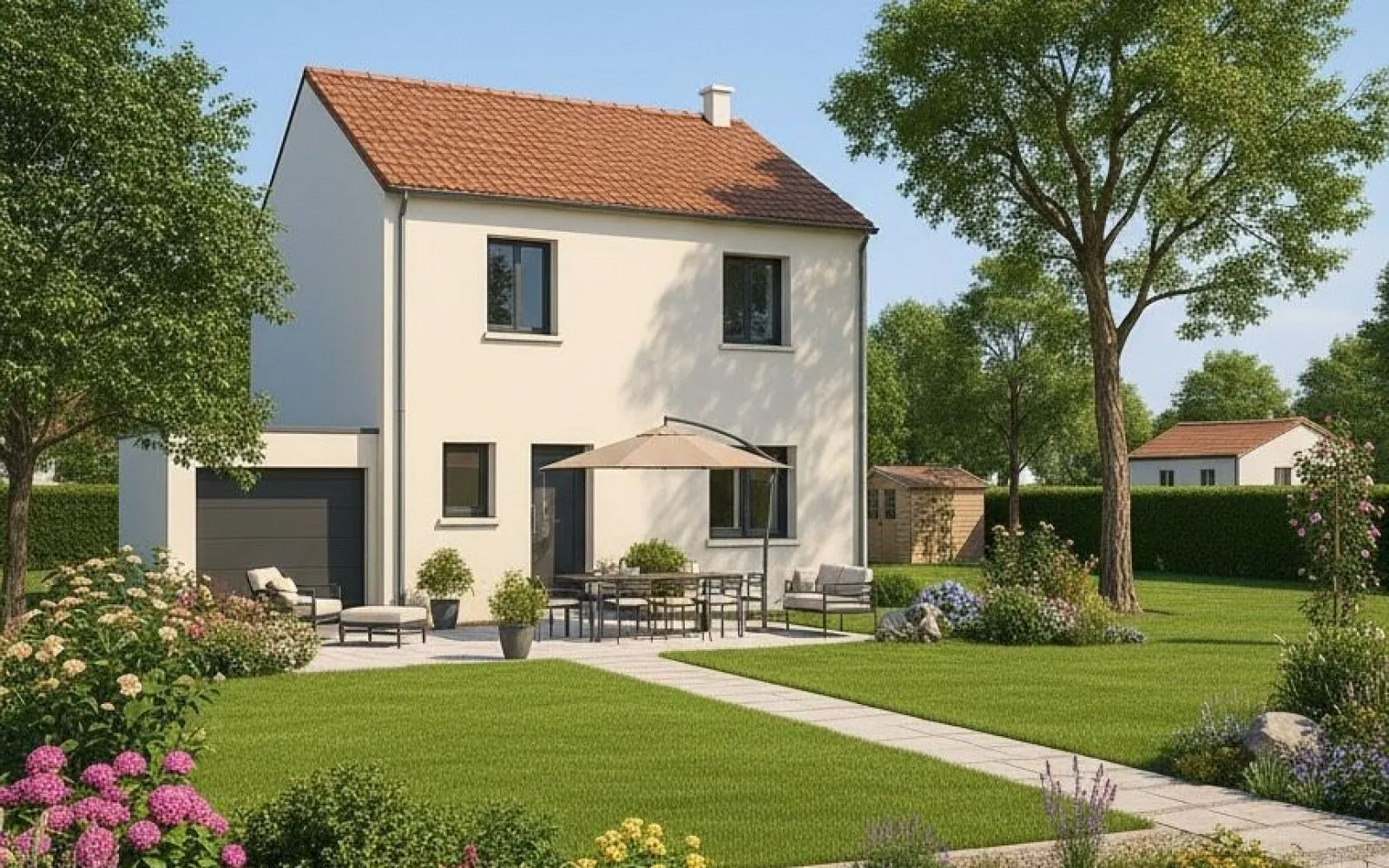 Projet de construction d'une maison 110 m² avec terrain à JOUARS-PONTCHARTRAIN (78) à Jouars-Pontchartrain — photo 2