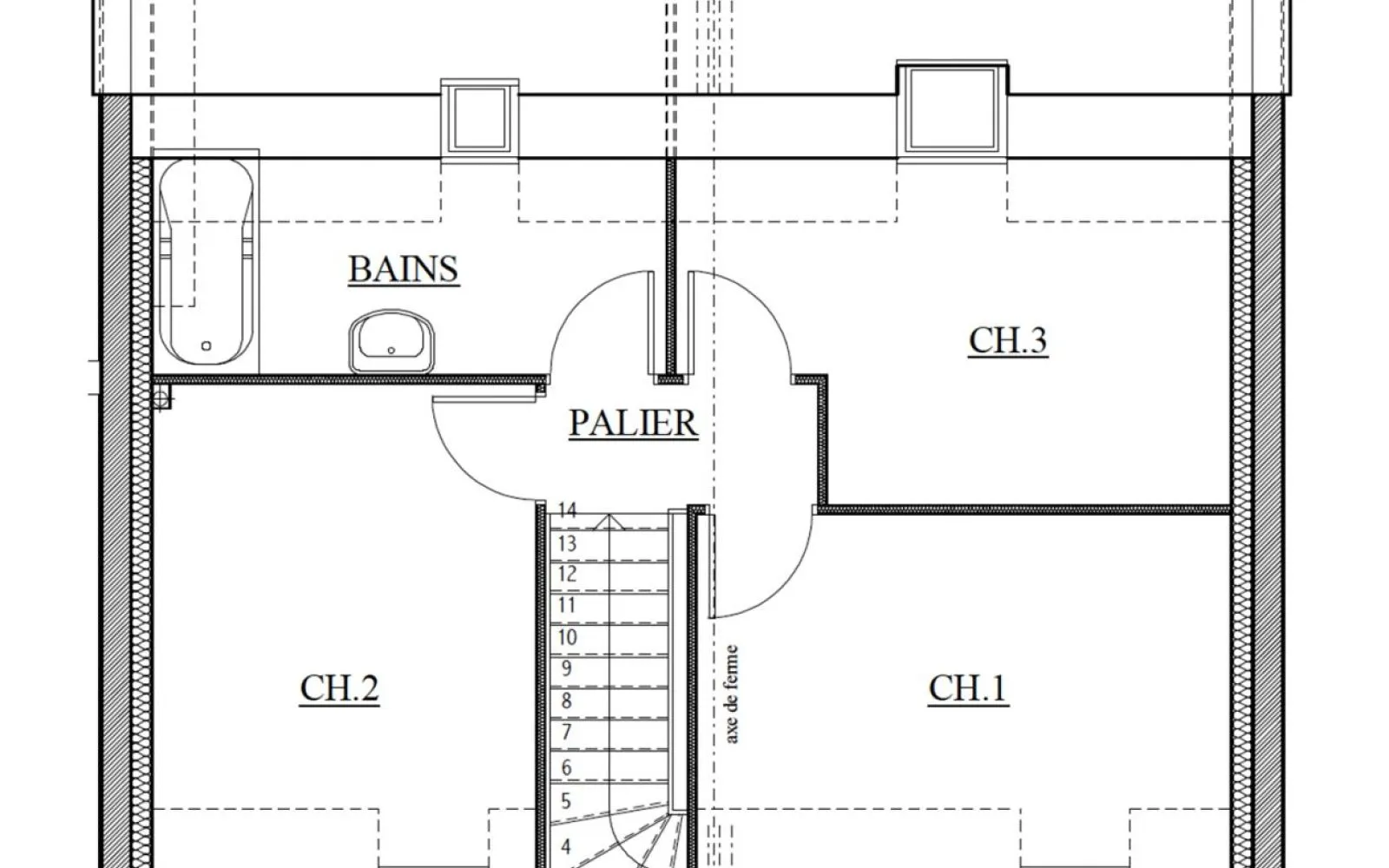 Projet de construction d'une maison 69.94 m² avec terrain à LANGOURLA (22) à Langourla — photo 3