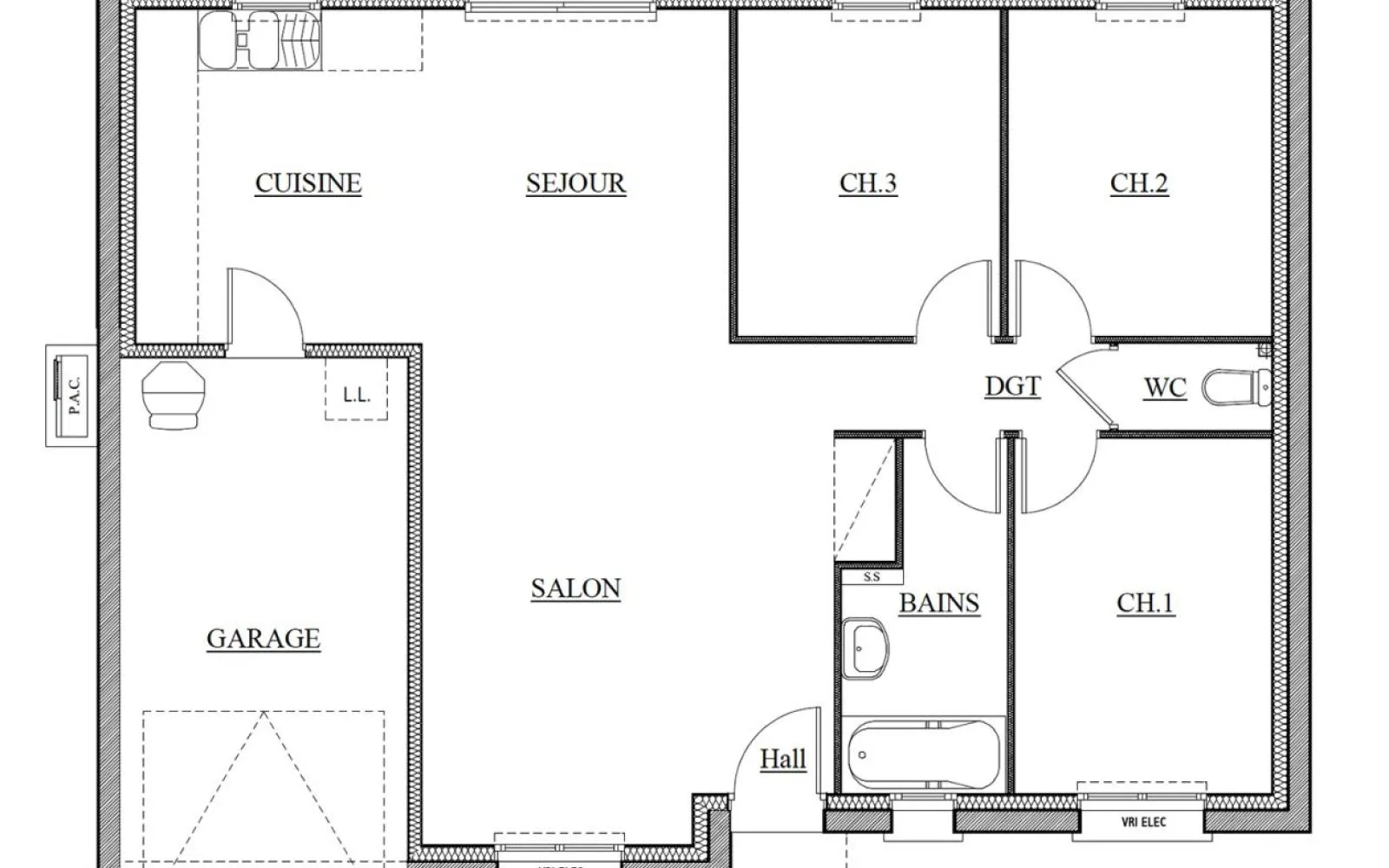 Projet de construction d'une maison 71.69 m² avec terrain à GOVEN (35) à Goven — photo 2