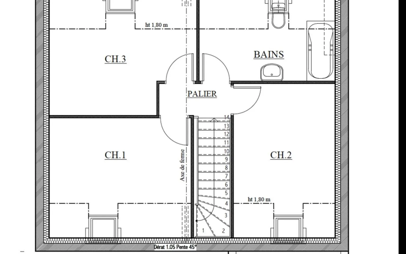 Projet de construction d'une maison 73.67 m² avec terrain à NANTES (44) à Nantes — photo 3