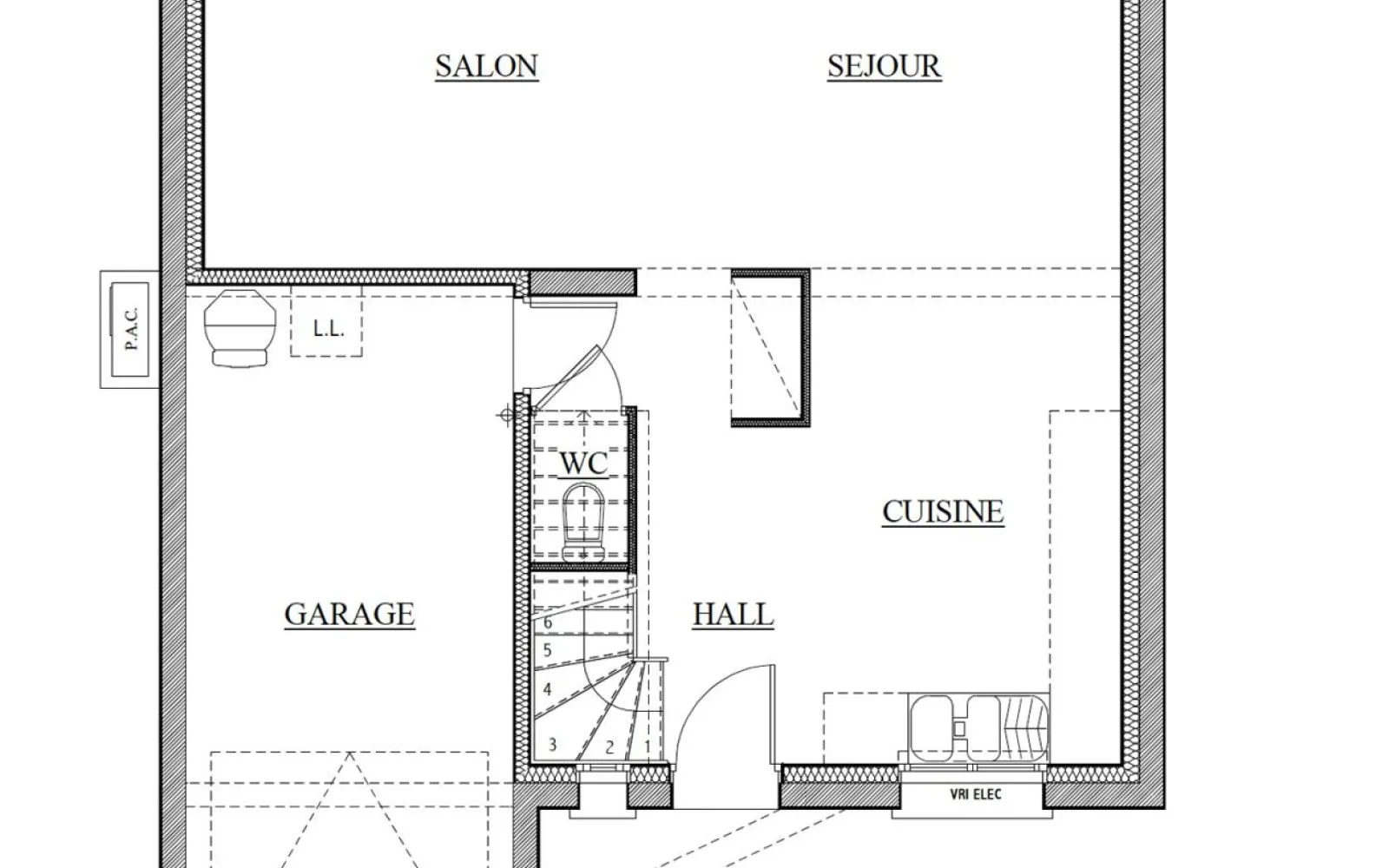 Projet de construction d'une maison 99.57 m² avec terrain à LIVRE-SUR-CHANGEON (35) à Livré-sur-Changeon — photo 2