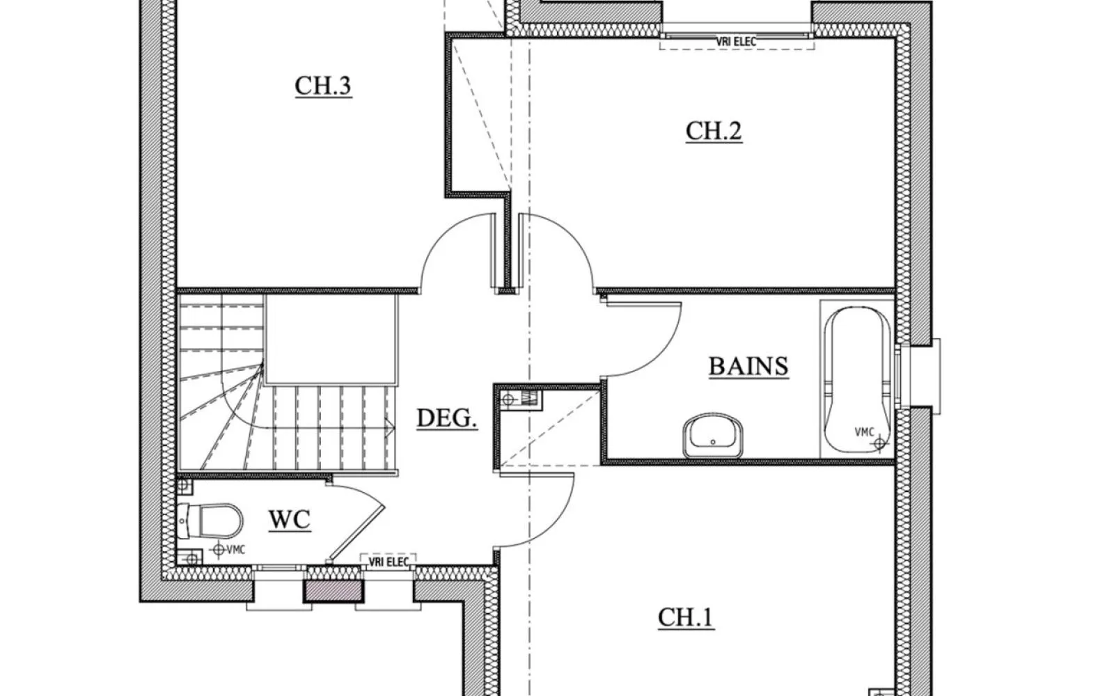 Projet de construction d'une maison 92.27 m² avec terrain à ORVAULT (44) à Orvault — photo 3