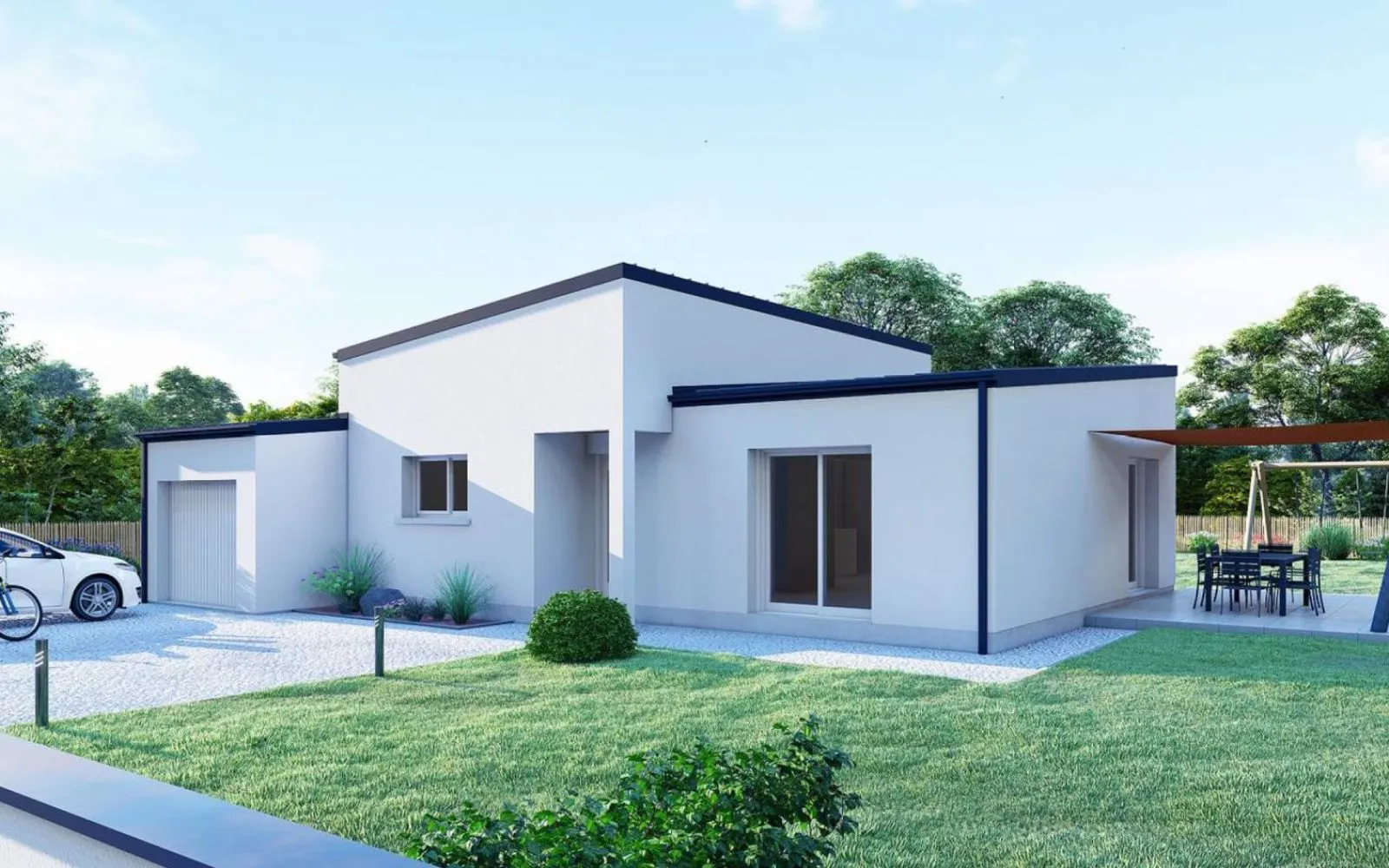 Projet de construction d'une maison 85.7 m² avec terrain à LE MOLAY-LITTRY (14) à Le Molay-Littry — photo 1