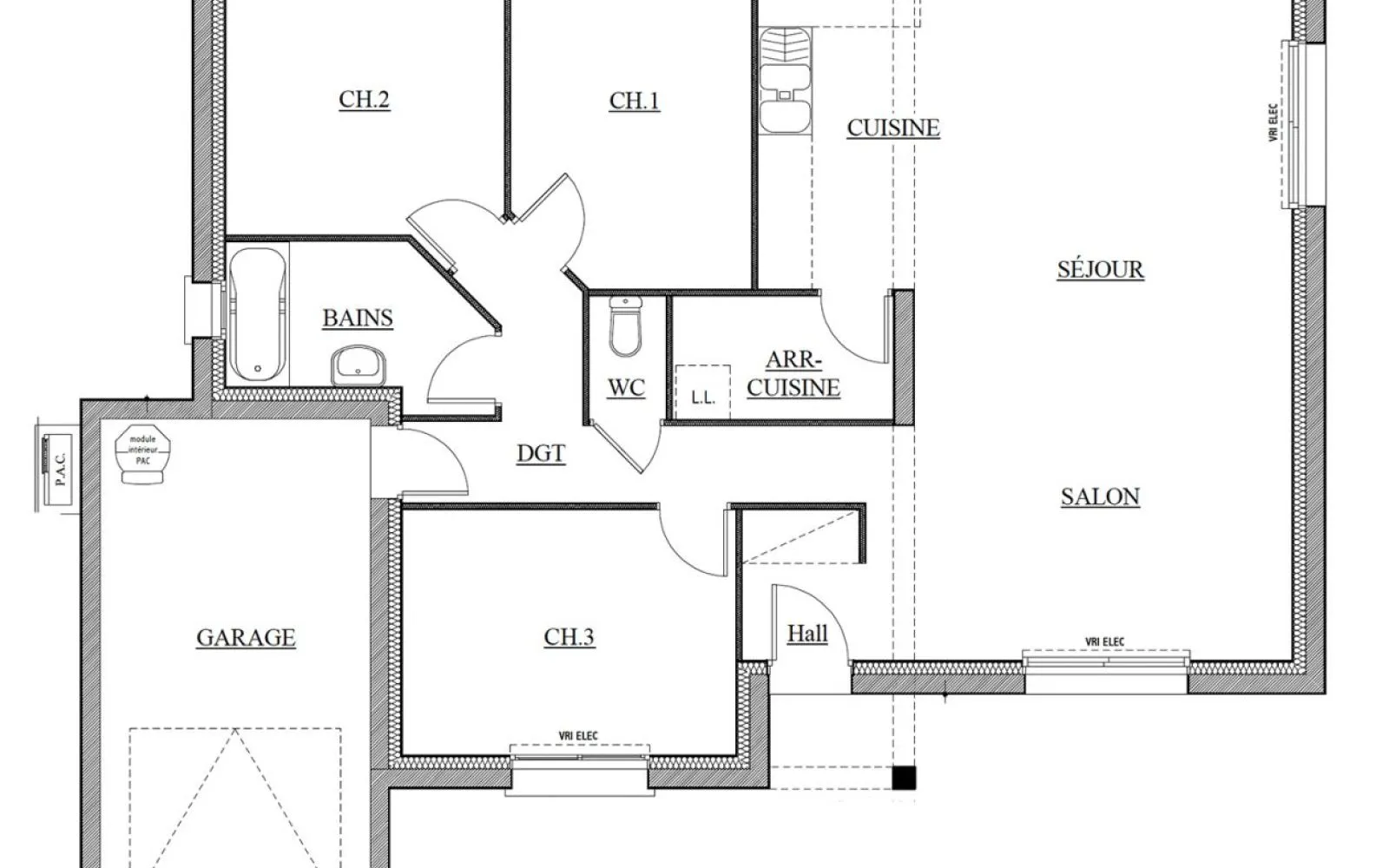 Projet de construction d'une maison 85.7 m² avec terrain à LE MOLAY-LITTRY (14) à Le Molay-Littry — photo 2