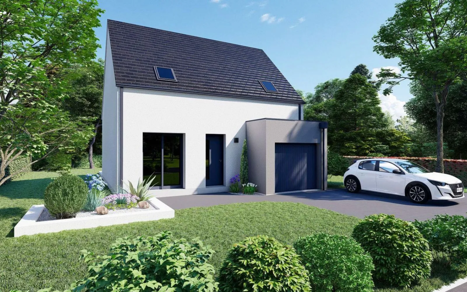 Projet de construction d'une maison 73.67 m² avec terrain à NANTES (44) à Nantes — photo 1