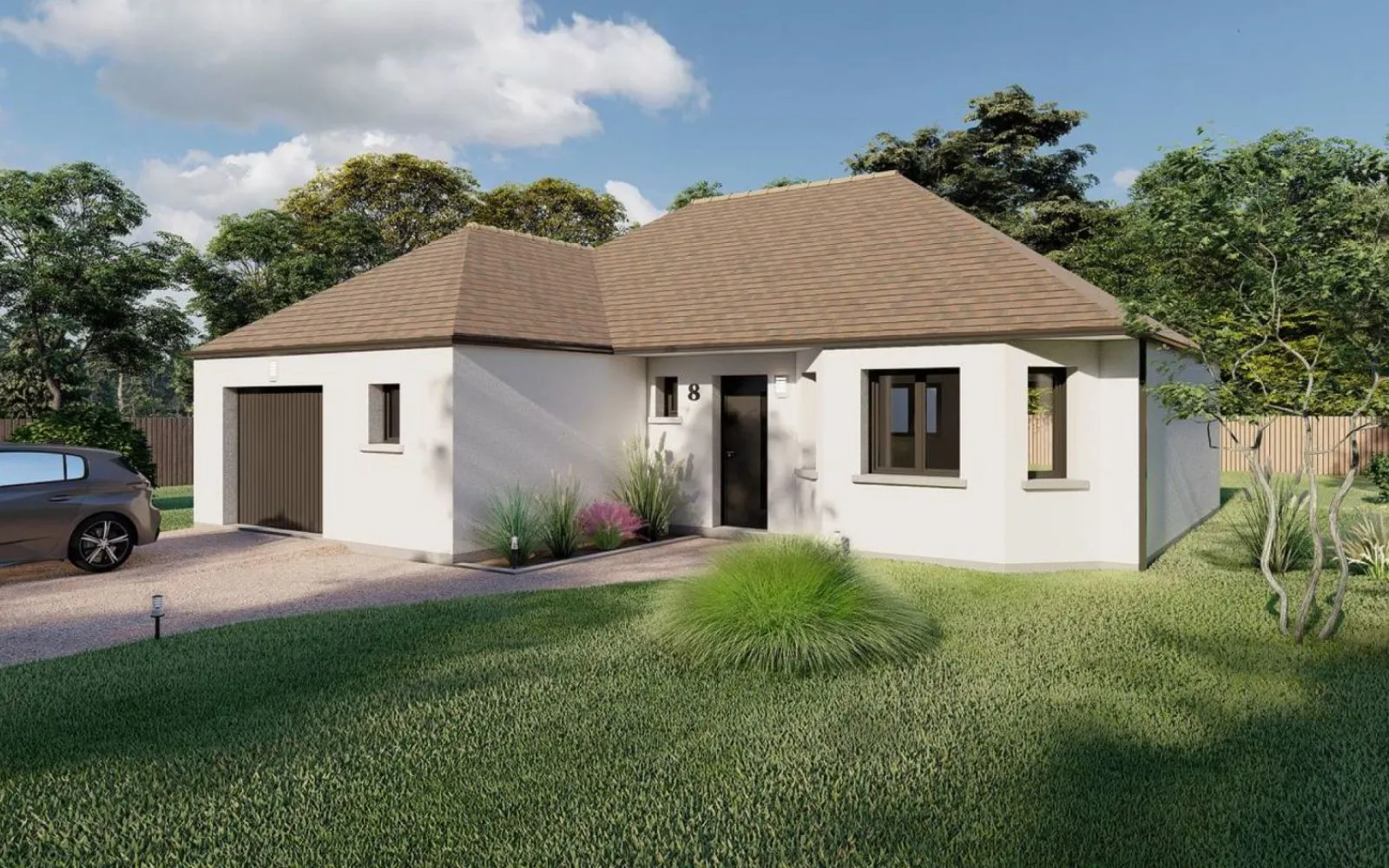 Projet de construction d'une maison 89.6 m² avec terrain à SAINT-REMY-EN-MAUGES (49) à Saint-Rémy-en-Mauges — photo 2