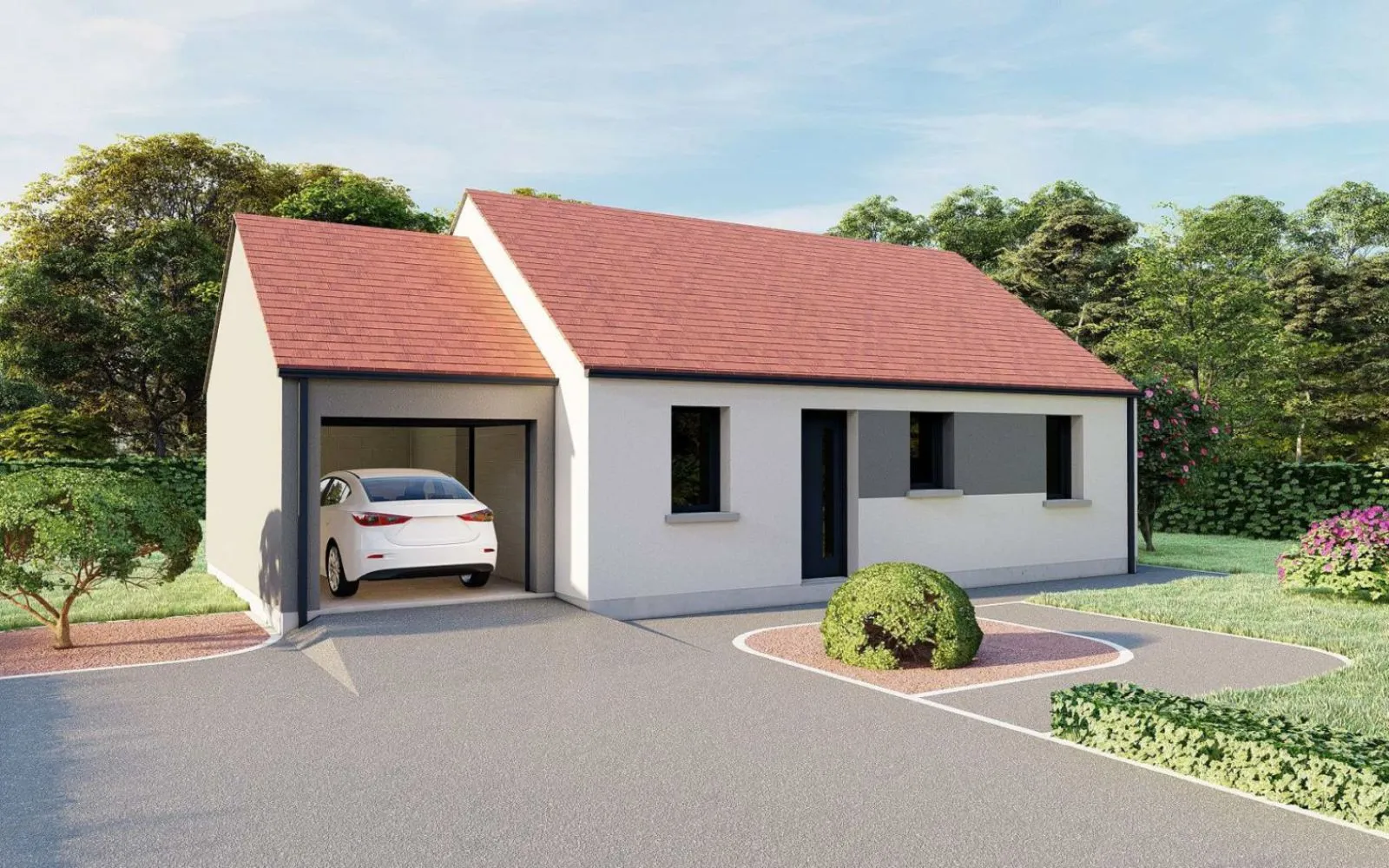 Projet de construction d'une maison 58.68 m² avec terrain à PLESSE (44) à Plessé — photo 1