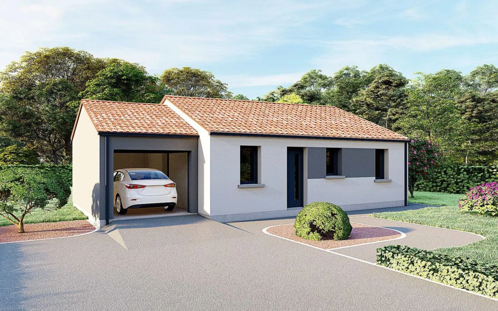 Projet de construction d'une maison 58.68 m² avec terrain à PLESSE (44) à Plessé — photo 2