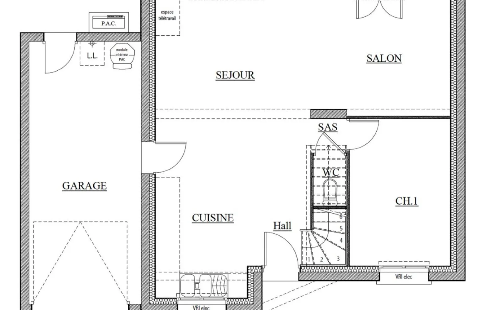 Projet de construction d'une maison 93.5 m² avec terrain à ROUANS (44) à Rouans — photo 2