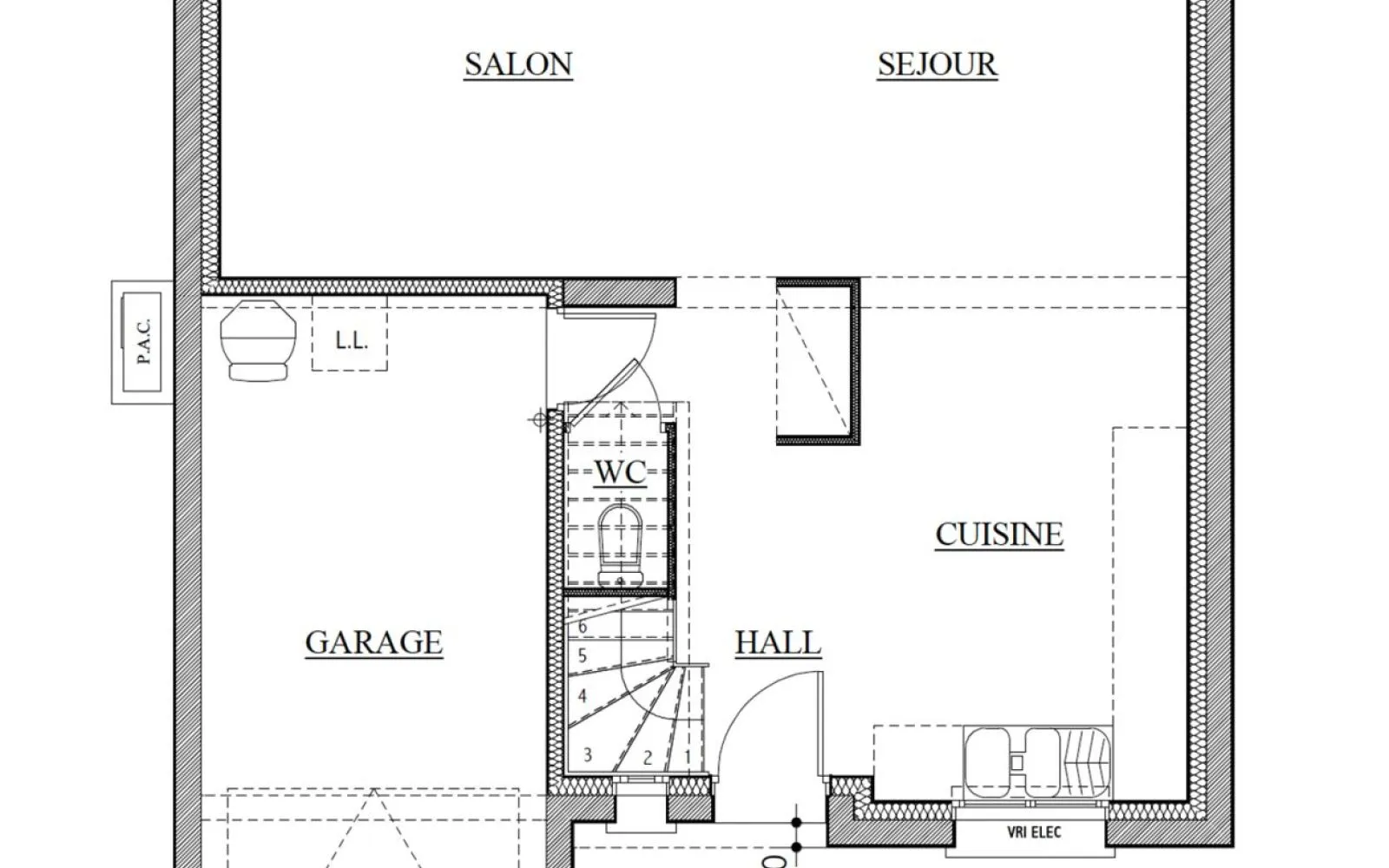 Projet de construction d'une maison 98.79 m² avec terrain à APREMONT (85) à Apremont — photo 3