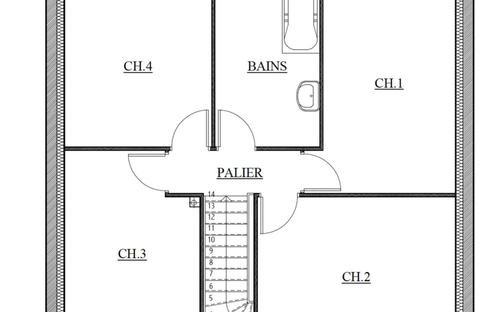Projet de construction d'une maison 98.79 m² avec terrain à APREMONT (85) à Apremont — photo 4