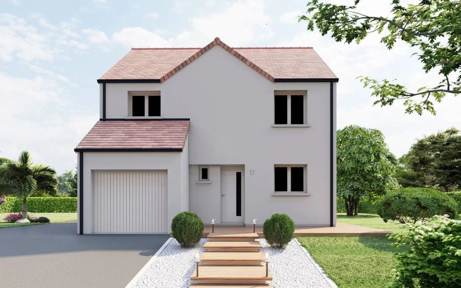 Projet de construction d'une maison 98.79 m² avec terrain à APREMONT (85) à Apremont — photo 1