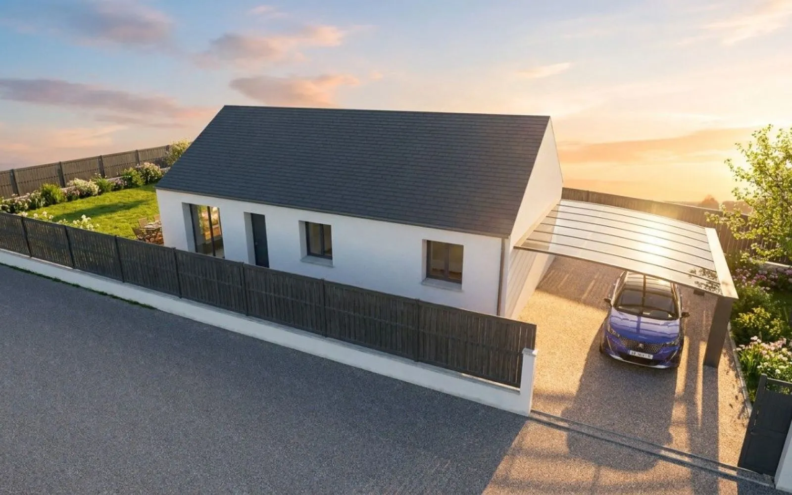 Projet de construction d'une maison 89.41 m² avec terrain à FREHEL (22) à Fréhel — photo 1