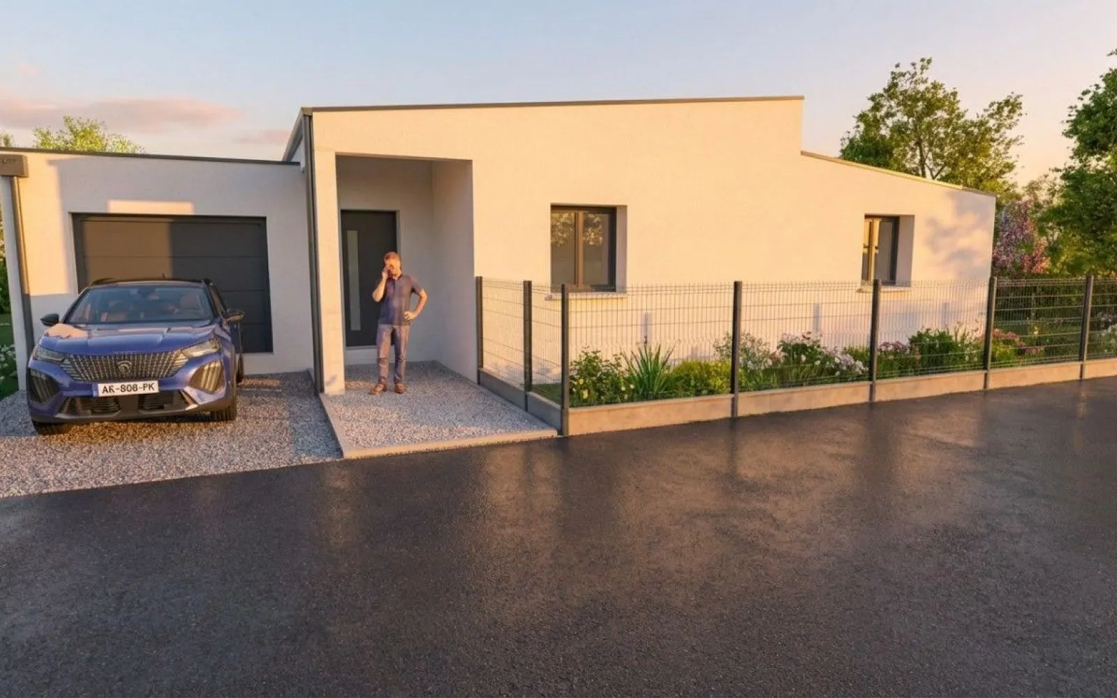 Projet de construction d'une maison 96.26 m² avec terrain à LAMBALLE (22) à Lamballe — photo 1