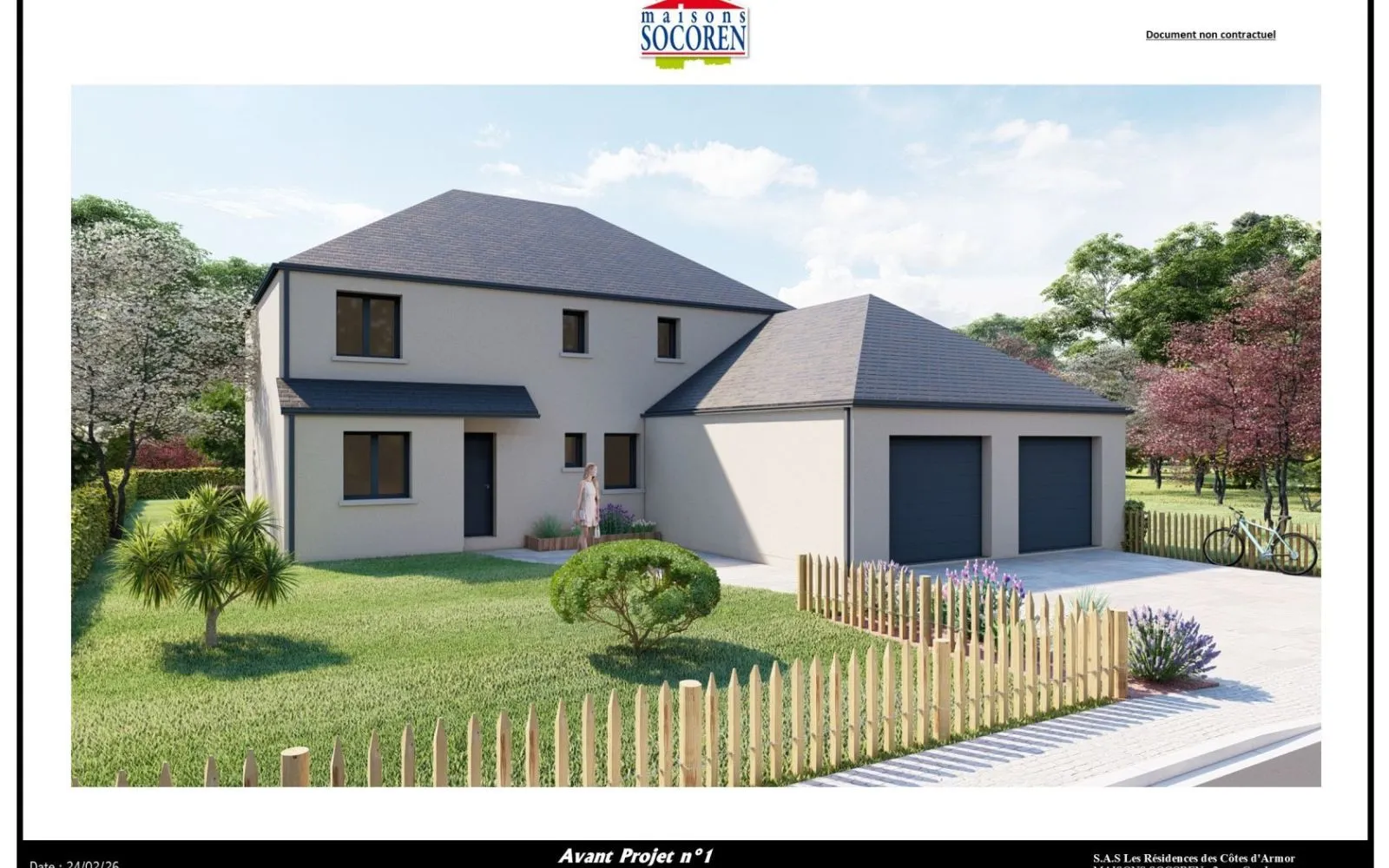 Projet de construction d'une maison 179 m² avec terrain à PLENEUF-VAL-ANDRE (22) à Pléneuf-Val-André — photo 1