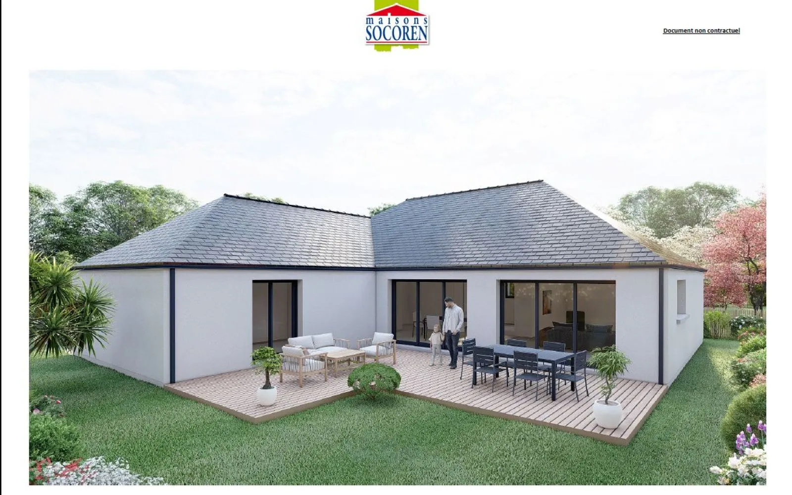Projet de construction d'une maison 140 m² avec terrain à FREHEL (22) à Fréhel — photo 2