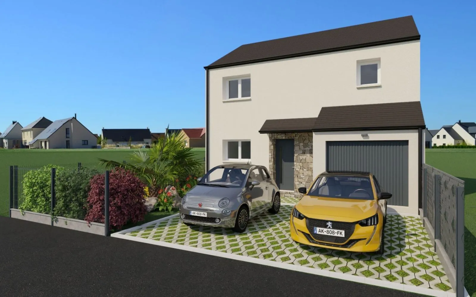 Projet de construction d'une maison 92 m² avec terrain à DINGE (35) à Dingé — photo 1